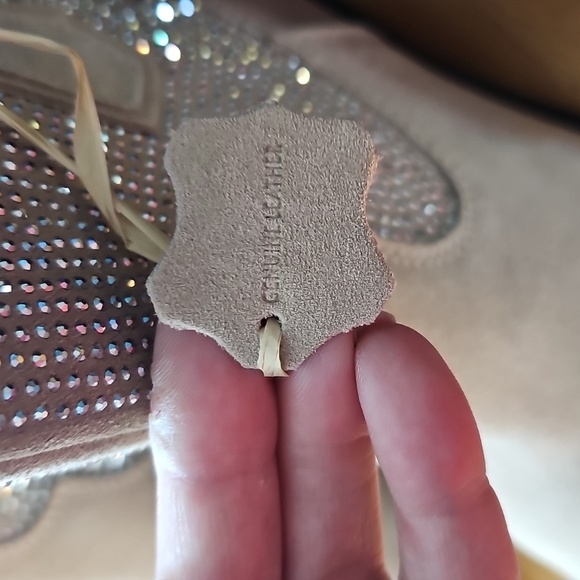 New Poelman Cappuccino Suede Western Rhinestone Boots - Picture 11 of 12